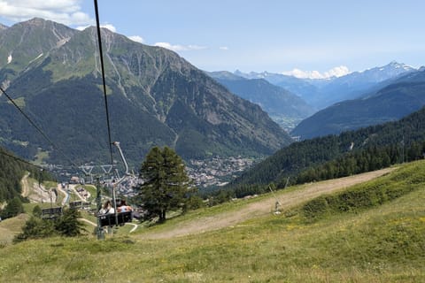 Cable Car in the Alps near Courmayeur