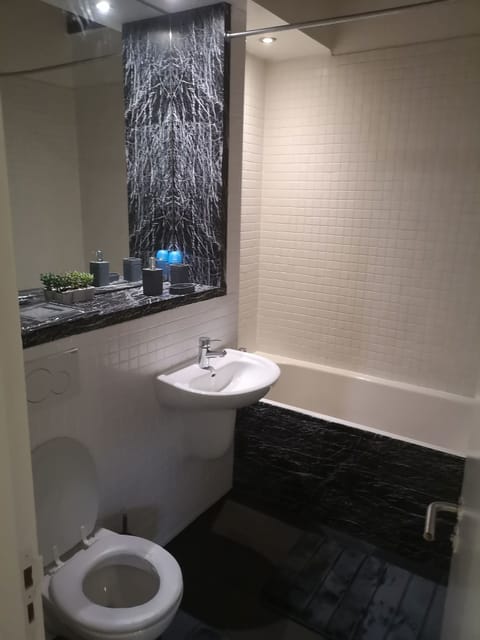 Apartment | Bathroom | Shower, towels, toilet paper