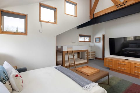 Bedroom 4 - Bunk room with 4 twin beds and king sized sleeper sofa