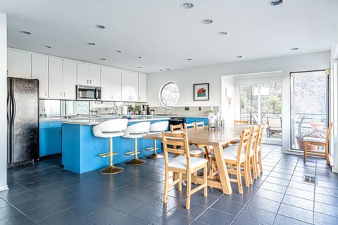 Dining and kitchen area