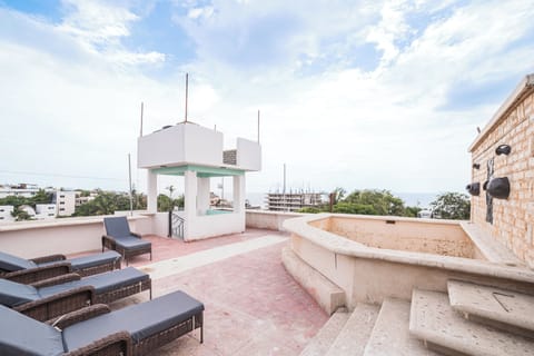 Rooftop pool