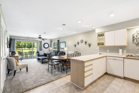 Dining and living area