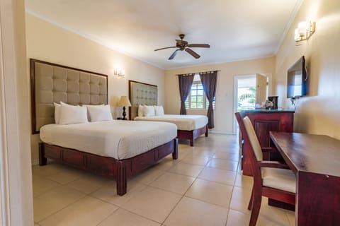 Deluxe Room (2 Queen Beds) | In-room safe, iron/ironing board, free WiFi, bed sheets