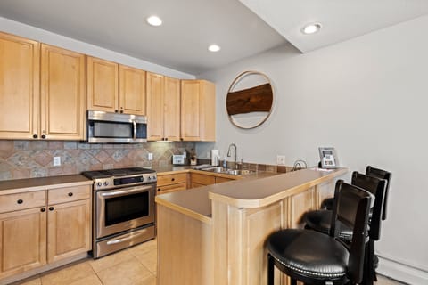 Tons of cabinet space to store all your snacks and drinks!