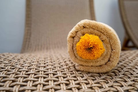 Basic Villa | Bathroom | Shower, hair dryer, soap, shampoo