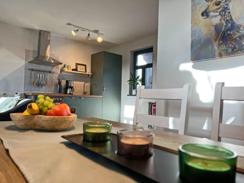 Comfort Apartment, 2 Bedrooms | Private kitchen | Fridge, oven, coffee/tea maker, electric kettle