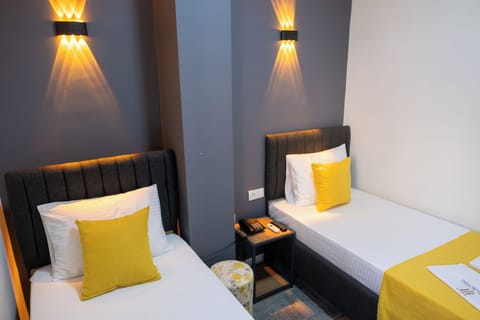 Standard Twin Room, City View | Free WiFi, bed sheets