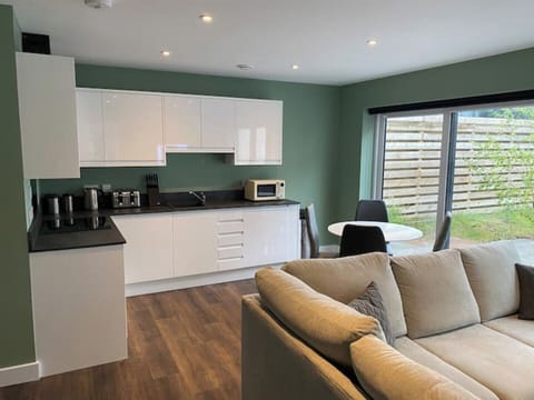 Fully fitted kitchen and dining area