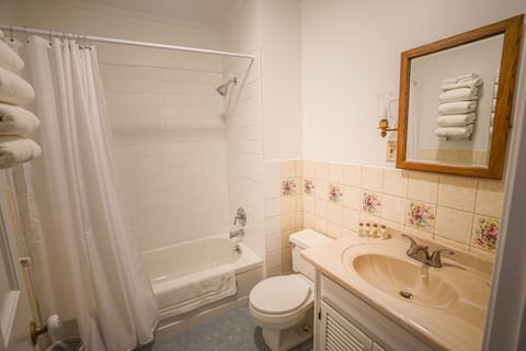 Premium Room, 2 Queen Beds, Balcony, Garden View | Bathroom | Designer toiletries, hair dryer, towels, toilet paper