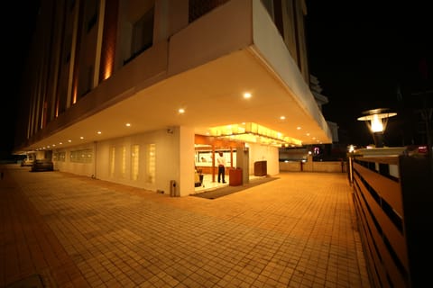 Front of property - evening/night