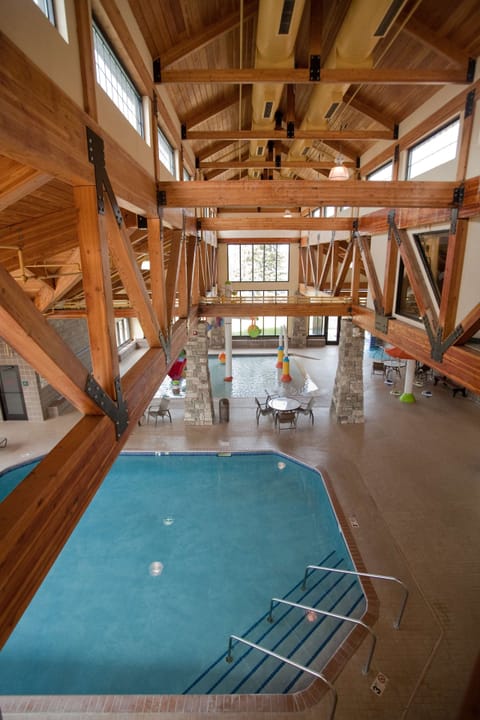 Indoor pool, outdoor pool