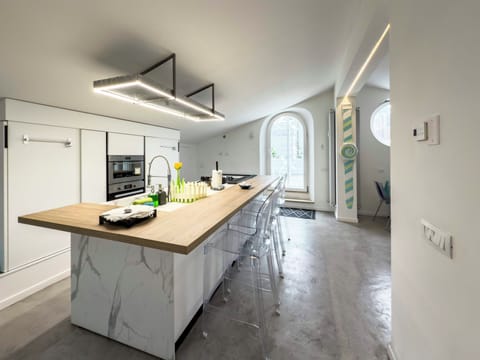 Kitchen + Door to Terrace