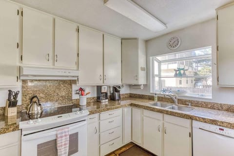 Feel right at home in our well-equipped kitchen. Brew coffee, cook your favorites, and enjoy your getaway!