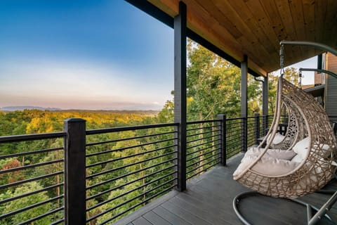 Enjoy your morning coffee with peaceful views.