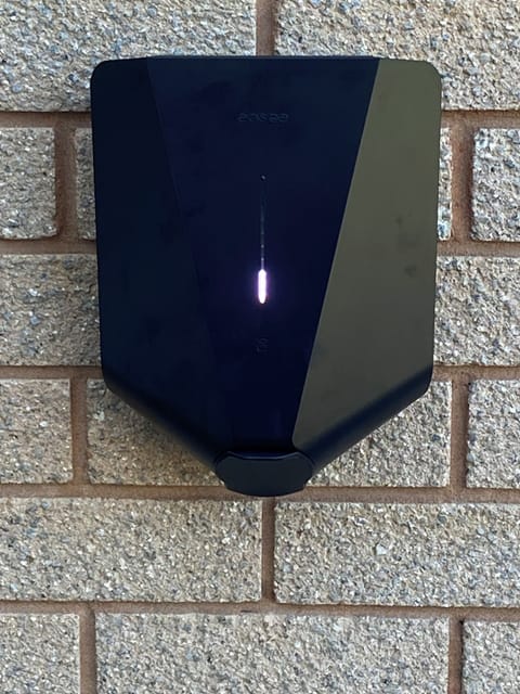 The EV charger available to guests at an additional charge.