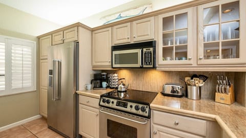 Enjoy a fully equipped kitchen