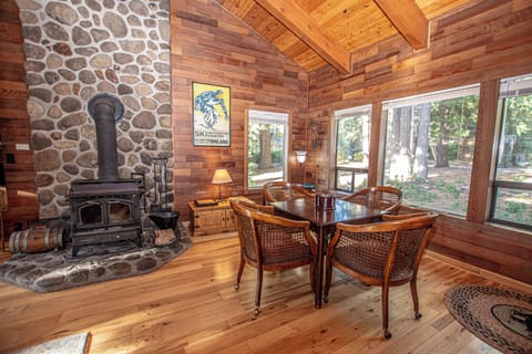 Home Swede Home - Living Area Fireplace