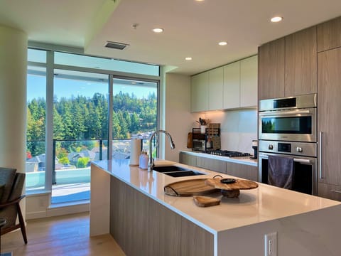 Cook, socialize and enjoy the views all in the comforts of a luxurious kitchen