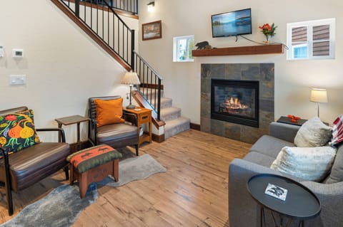 View from entry way into living room