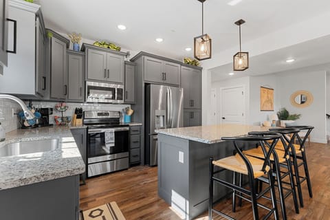 Fully stocked kitchen with everything you'll need to prepare a great meal together