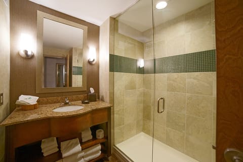Grand Suite, 1 Bedroom | Bathroom | Combined shower/tub, eco-friendly toiletries, hair dryer, towels