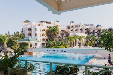 Indoor pool, seasonal outdoor pool