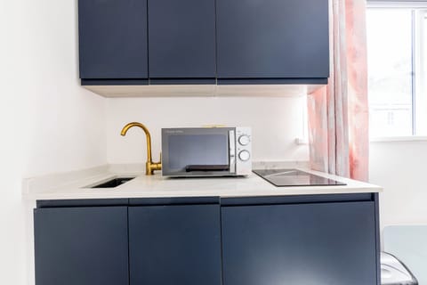 Standard Studio | Private kitchen | Mini-fridge, microwave, oven, stovetop