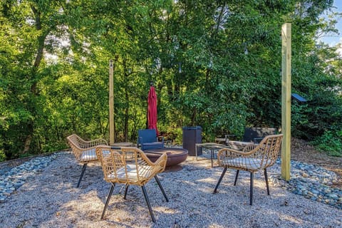 Amazing private firepit area