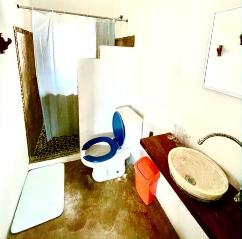 Family Suite, Balcony, Beach View | Bathroom | Shower, towels, soap, shampoo