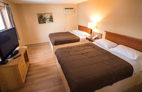 Deluxe Room, 2 Double Beds, Non Smoking, Kitchenette | Blackout drapes, iron/ironing board, free WiFi, bed sheets