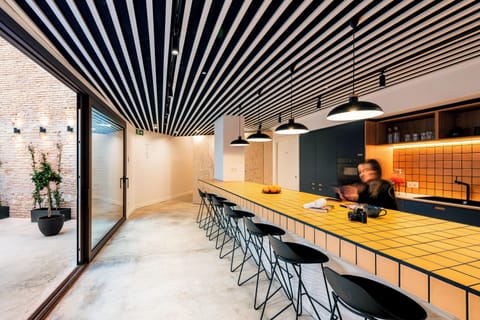 Classic Shared Dormitory | Private kitchen | Fridge, microwave, oven, dishwasher