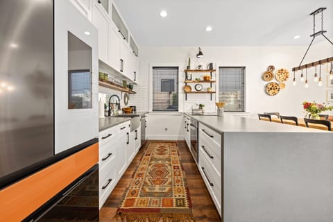 Our fully stocked kitchen!