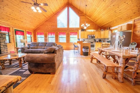 Nicoha's cozy living area