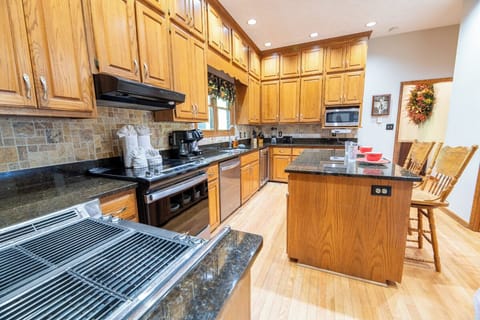 Peachtree's fully equipped kitchen