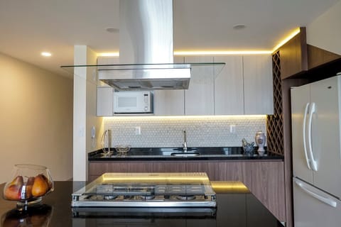 Family Apartment, City View | Private kitchen