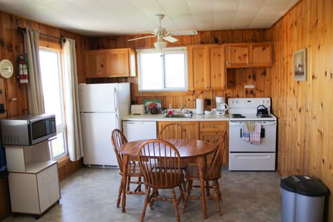 Standard Cottage, 2 Bedrooms, Partial Ocean View | Private kitchen | Full-size fridge, microwave, stovetop, coffee/tea maker