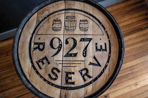 Head downstairs to 927 Reserve Bourbon & Cocktail Bar to start your evening