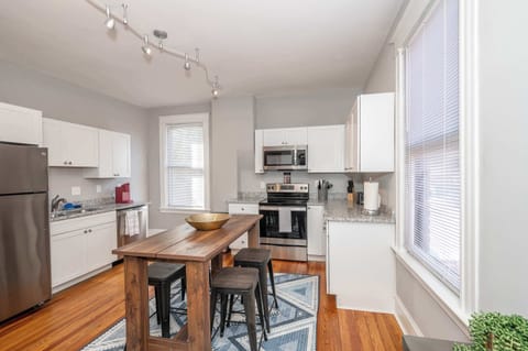 Dining and kitchen area