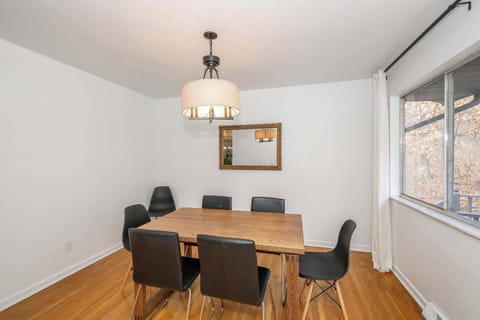 Dining table with seating for 6