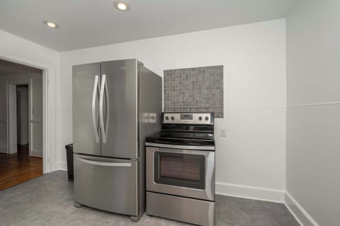 The large, airy kitchen is well-equipped for your visit