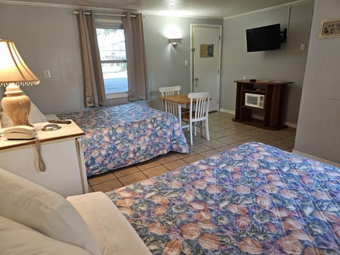 Room, 2 Double Beds, Smoking | Free WiFi, bed sheets