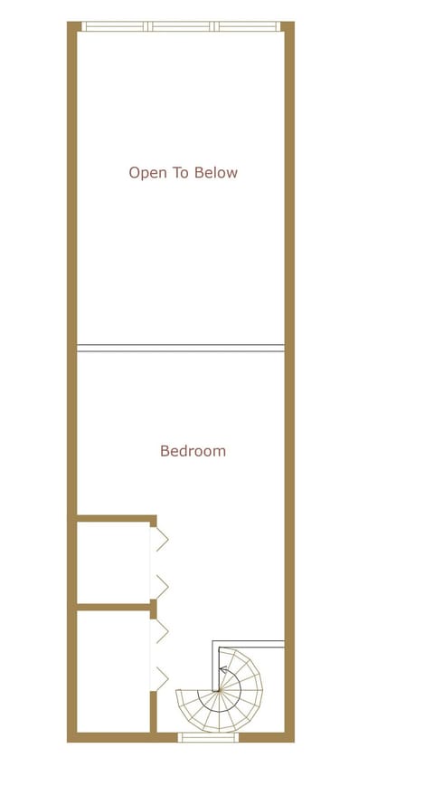 Floor plan of the loft.