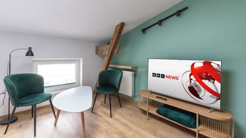 Studio (10.1) | Living area | Flat-screen TV