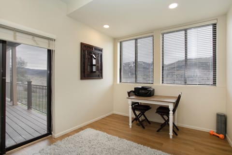 Flex space with desk