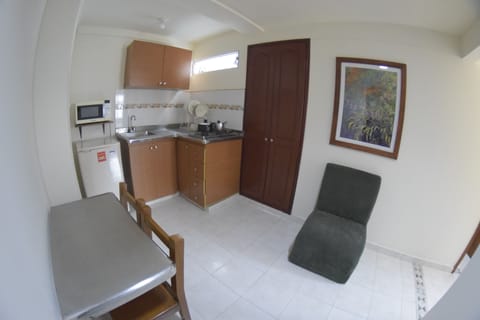 Superior Apartment | Private kitchen | Fridge, microwave, stovetop, coffee/tea maker