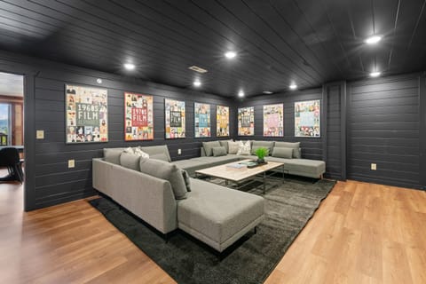 Enjoy big-screen entertainment in your own private theater.