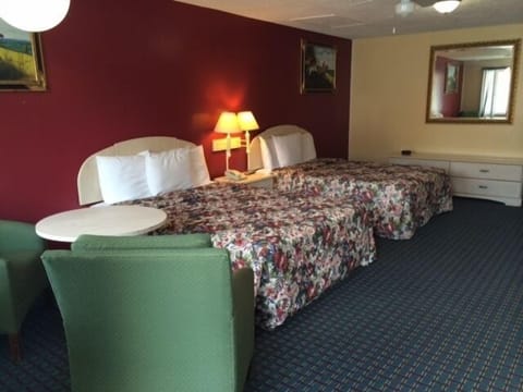 Deluxe Room, 2 Queen Beds, Non Smoking | Premium bedding, desk, iron/ironing board, free WiFi