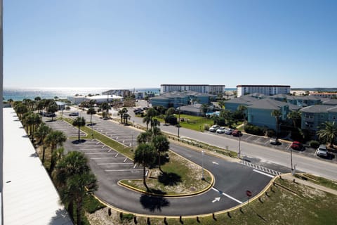 View from balcony with the Gulf of Mexico