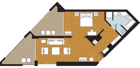 Palace Luxury Suite Panoramic, Sea View | Floor plan