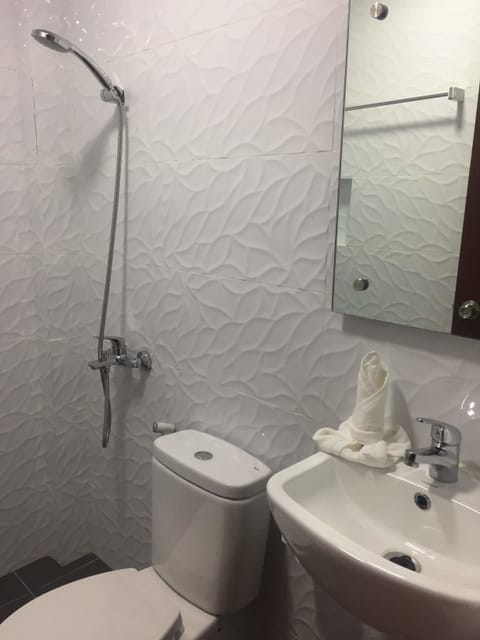 Deluxe Twin Room | Bathroom | Shower, free toiletries, bidet, towels